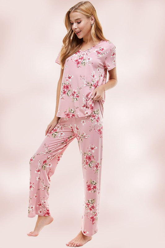 Loungewear set for women's pajama set lounge set