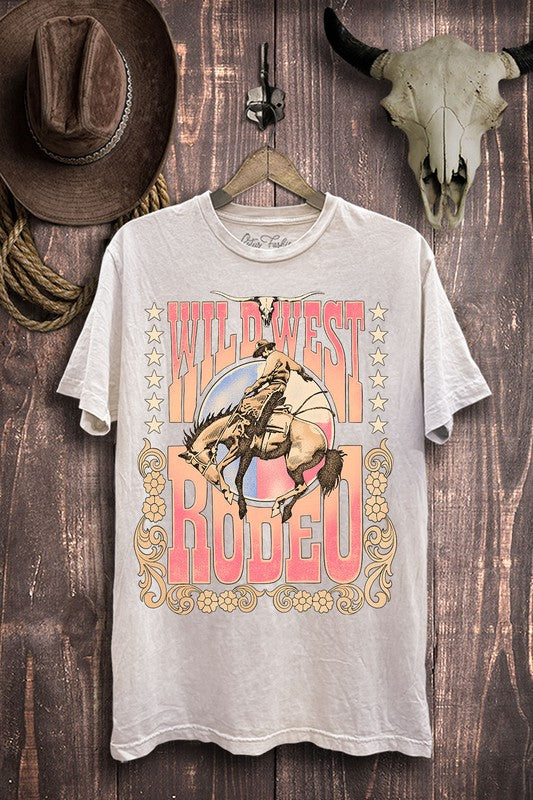 Wild West Rodeo Graphic Top