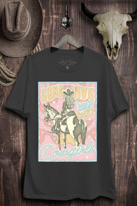 Long Live Cowgirls Graphic Top