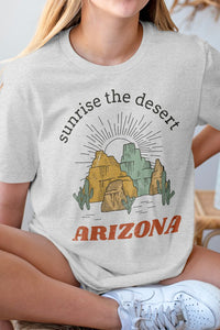 Sunrise The Desert Arizona, Vintage Graphic Tee